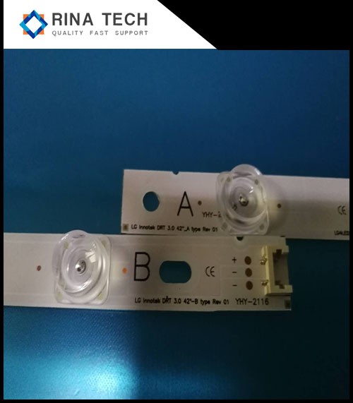 Aluminum Plate 42inch 4LED LG Square Strips